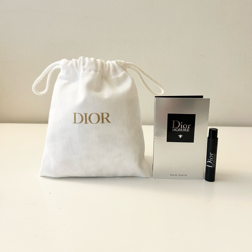 DIOR Homme EDT Vial Spray Sample 1 mL with Pouch